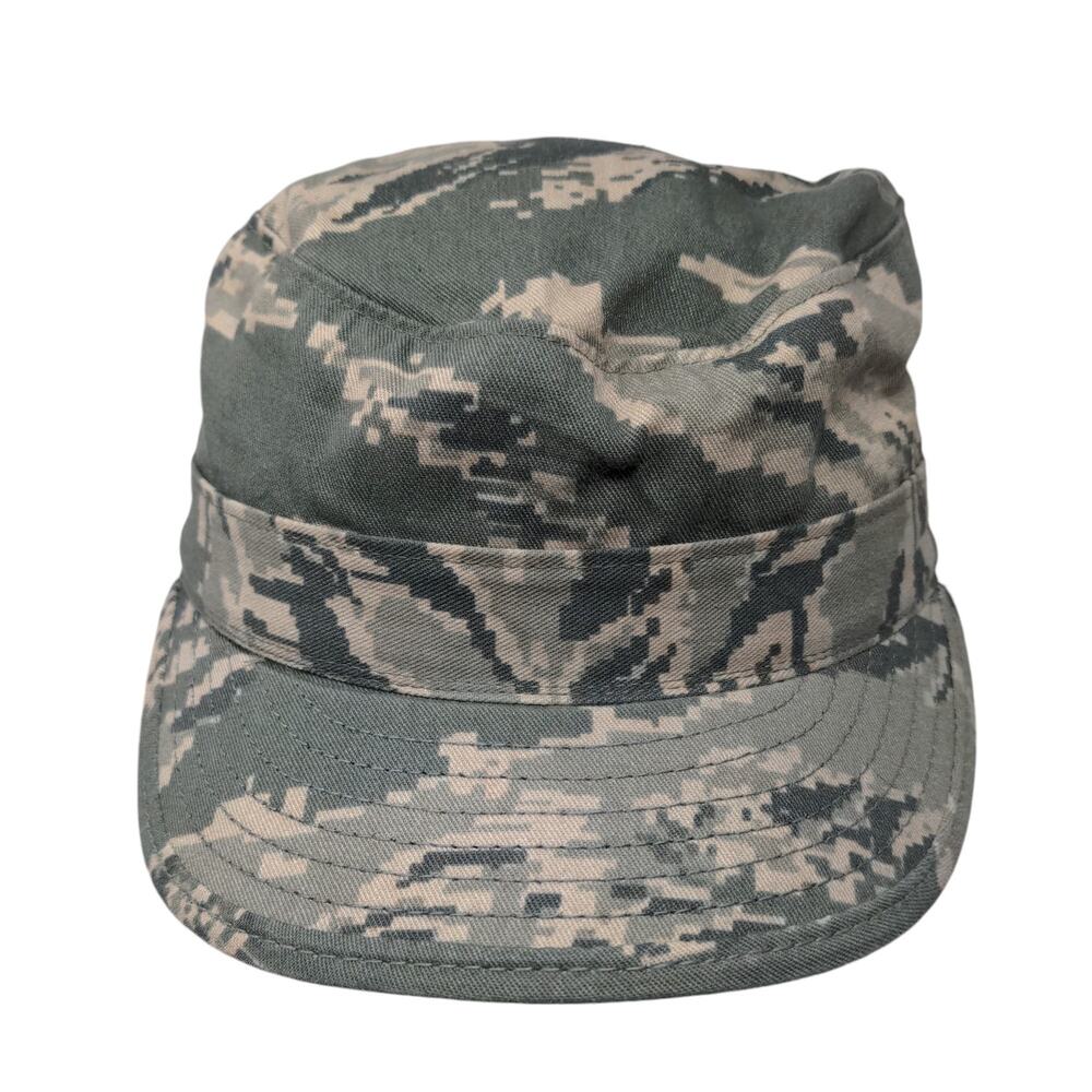 U.S. Air Force Utility Digital Camo Cap Hat Green Tan Size 7 1/8 Military